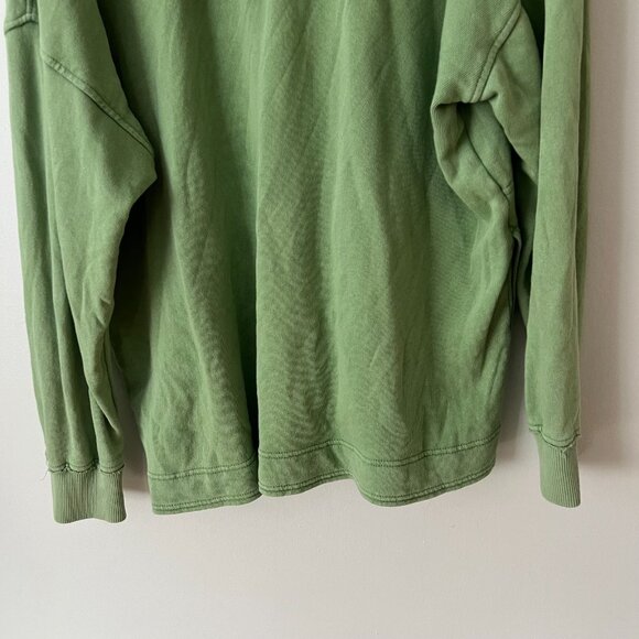 Aerie Beach Weekend Oversized Hoodie Sweatshirt Green Women's Size Medium - Picture 7 of 8